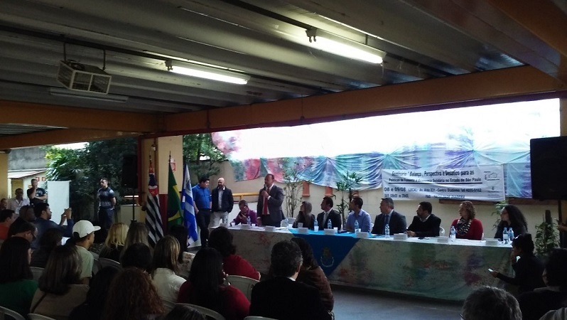 O Prefeito Edinho Silva (Vice Presidente de Economia Solidária da Frente Nacional de Prefeitos) Participa do Seminário Balanço Perspectivas e Desafios para as Políticas Públicas de Fomento a Economia Solidária no Estado de São Paulo