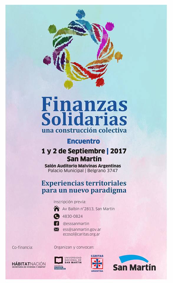 FINANZAS SOLIDÁRIAS – UNA CONSTRUCION COLETIVA – ENCUENTRO EM SAN MARTIN / ARGENTINA