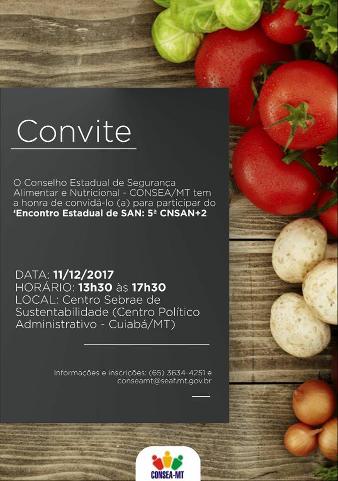 ENCONTRO ESTADUAL DE SAN – 5ª CNSAN