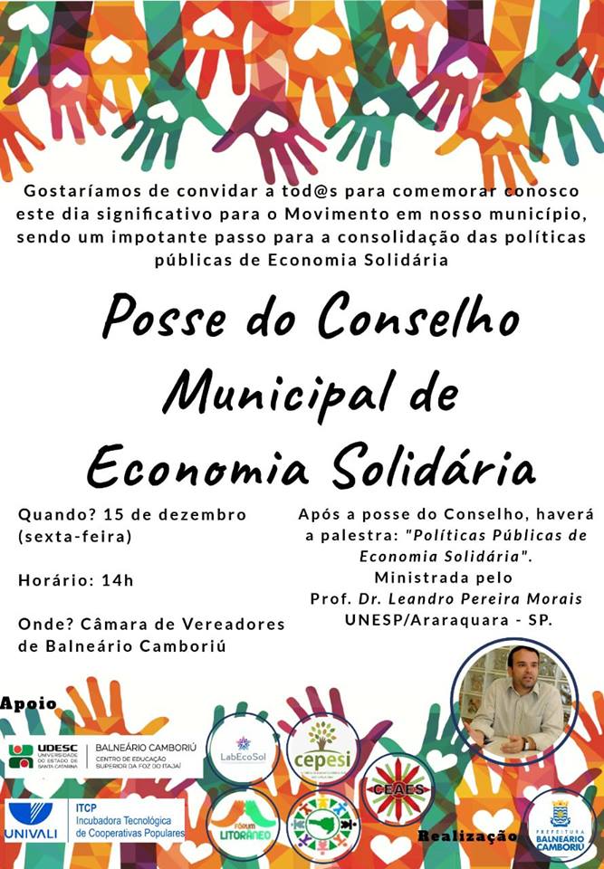 POSSE DO CONSELHO MUNICIPAL DE ECONOMIA SOLIDÁRIA