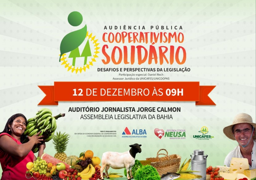 AUDIÊNCIA PÚBLICA COOPERATIVISMO SOLIDÁRIO