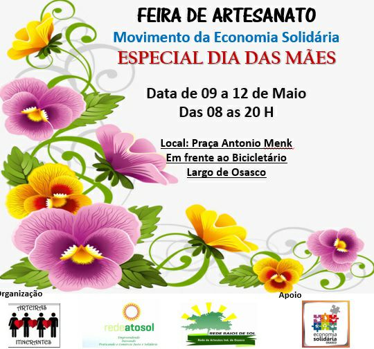 FEIRA DE ARTESANATO – MOVIMENTO DE ECONOMIA SOLIDÁRIA – OSASCO