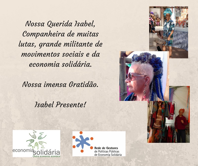 HOMENAGEM PARA A COMPANHEIRA ISABEL