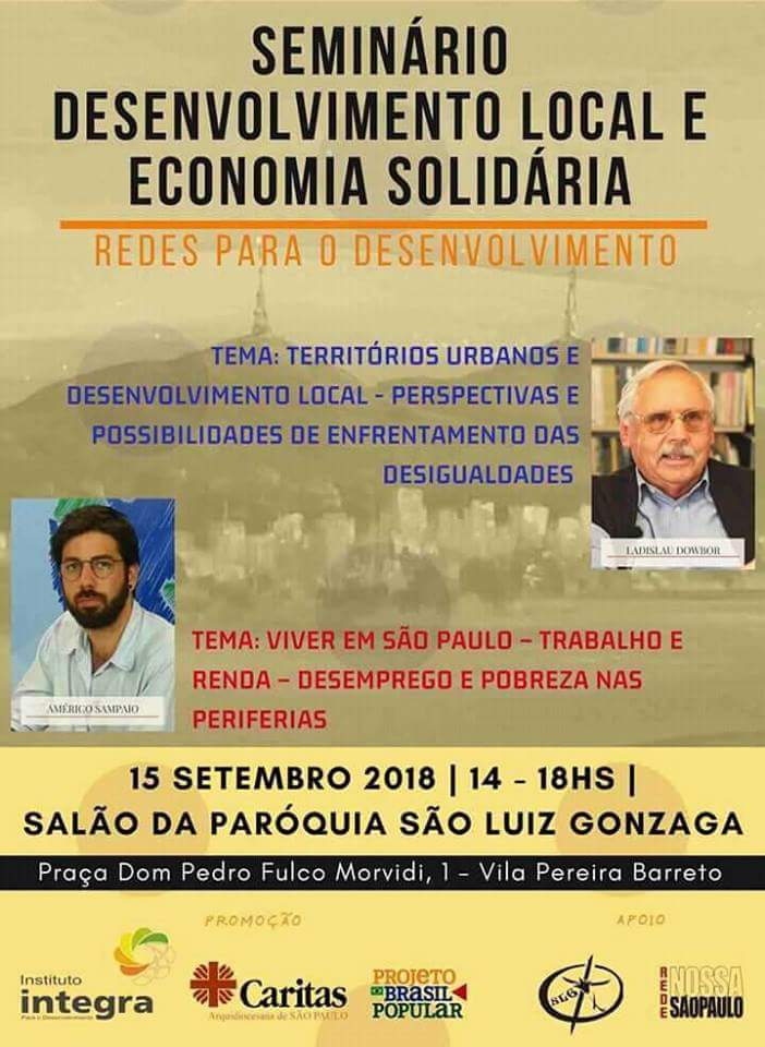Seminário Desenvolvimento Local e Economia Solidária