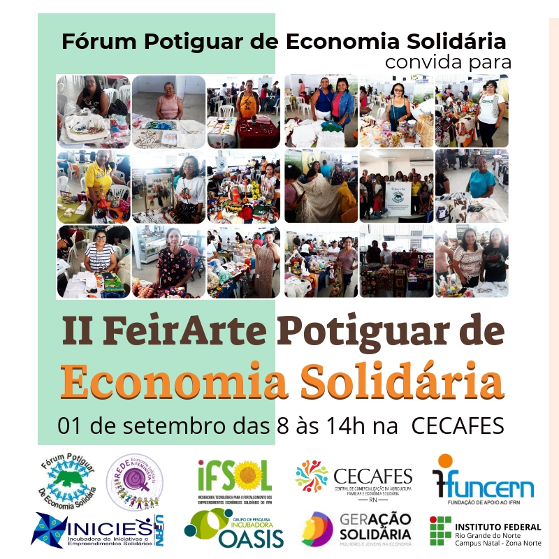 II Feira Potiguar de Economia Solidária