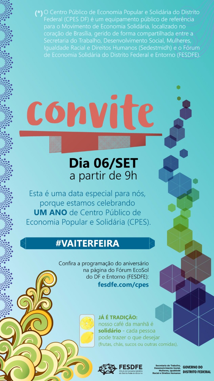 Feira de Economia Solidária no Distrito Federal – DF