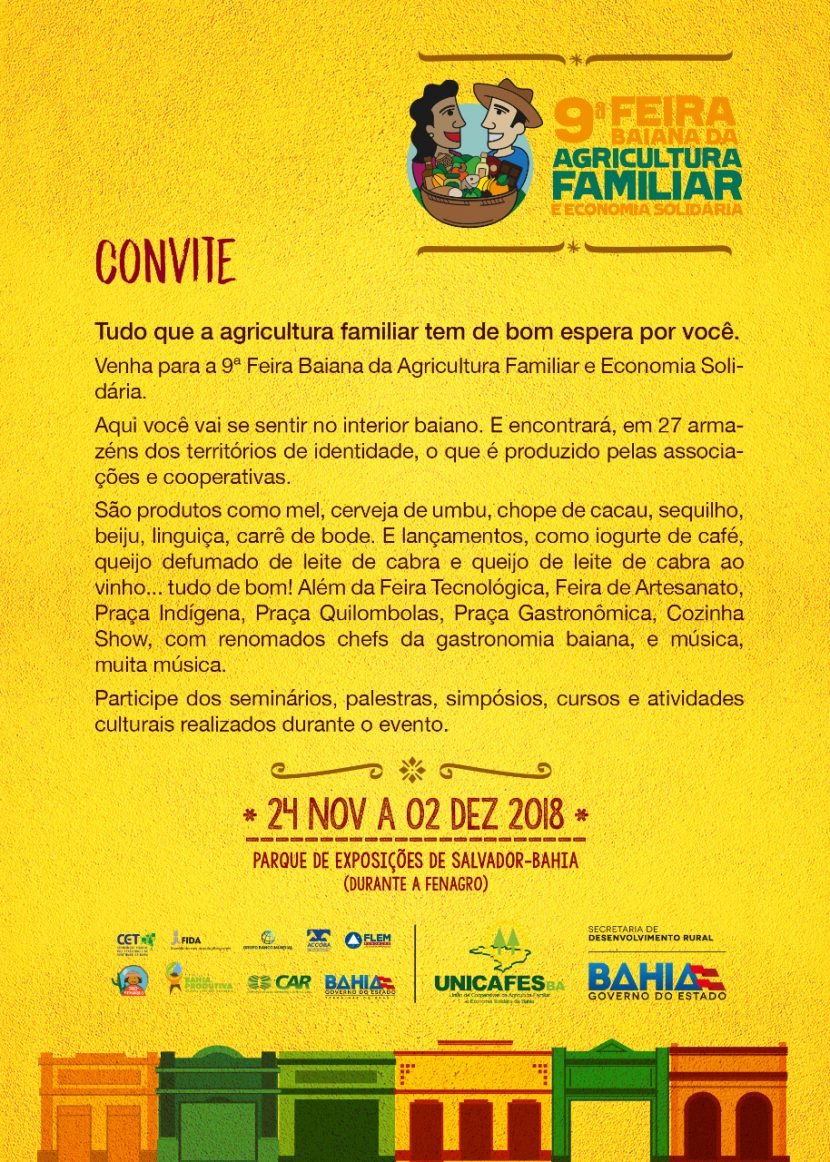 Feira Baiana de Agricultura Familiar e Economia Solidária