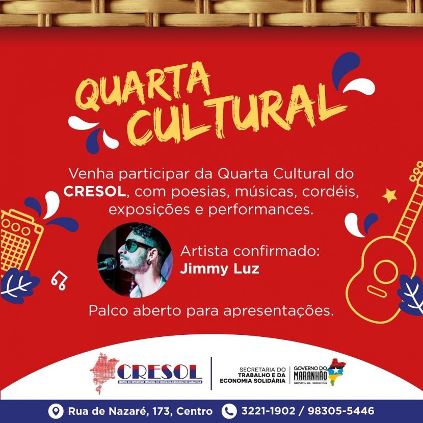 Quarta Cultural no CRESOL no Maranhão