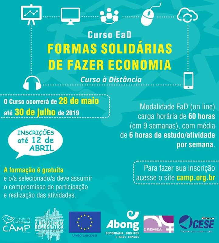 Curso EAD Formas Solidárias de Fazer Economia