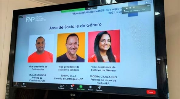 Edinho Silva é reempossado como vice-presidente de Economia Solidária da Frente Nacional de Prefeitos (FNP)