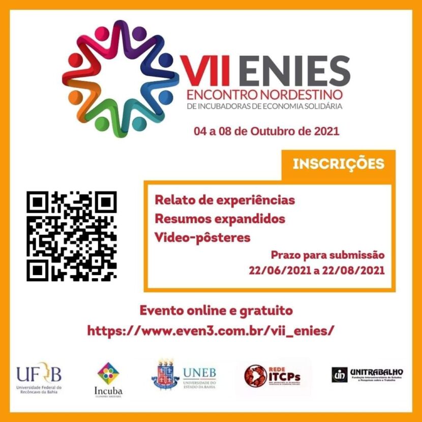 VII Encontro Nordestino de Incubadoras de Economia Solidária – ENIES