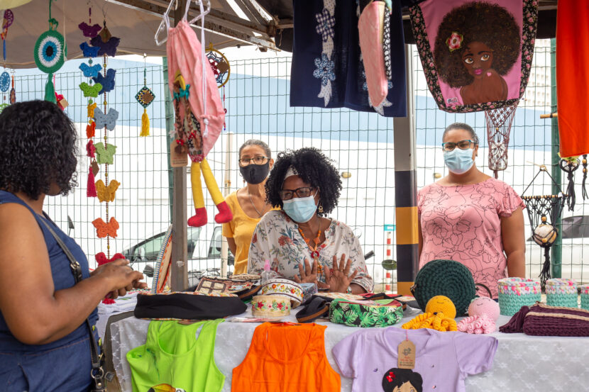 Feira de Economia Solidária no Calf recebe mulheres empreendedoras da Região Metropolitana da Bahia