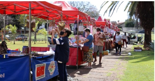 Calçadão de Londrina/PR recebe Feira da Economia Solidária hoje e amanhã
